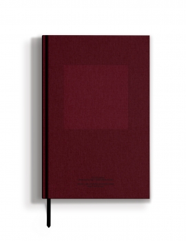 Burgundy Grid Notebook